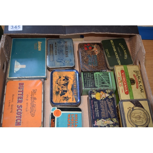 345 - A collection of advertising tins to include, 'Redbreast Flake', 'Country Life Mixture', 'Percy Dalto... 