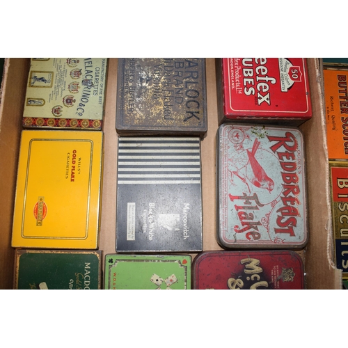 345 - A collection of advertising tins to include, 'Redbreast Flake', 'Country Life Mixture', 'Percy Dalto... 