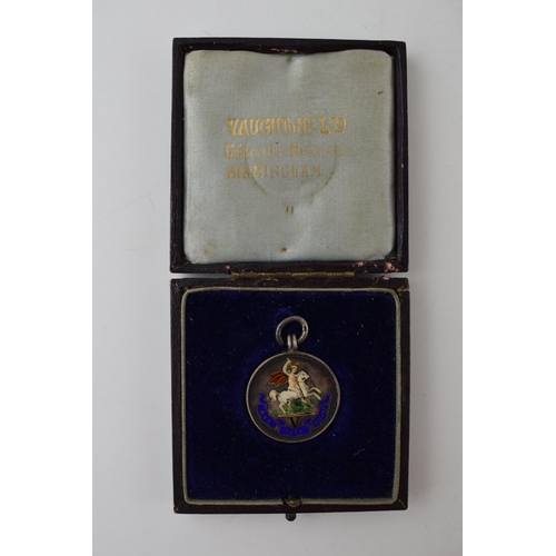 628 - Boxed 1916 Battalion Games Club 2 MD G B N F medal in fitted case,