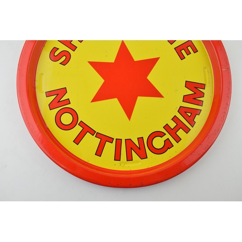 449 - A vintage 'Shipstone' Nottingham Brewery beer tray. 34.5cm.