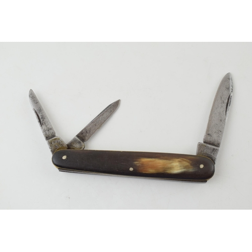 1 - 3 Folding Bone Handle Pocket Knives George Wostenholm IXL William Rodgers Lockwood Brothers Sheffiel... 