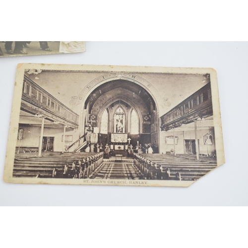 128 - Important and interesting collection of ephemera relating to 'St John's Church Hanley'. The church b... 