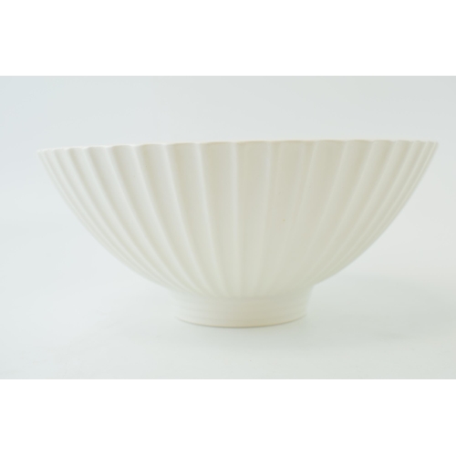 141 - Wedgwood Keith Murray Moonstone Glazed Bowl. Diameter 22cm. Height 9.5cm.