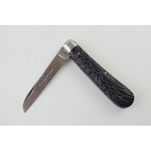 15 - John Petty & Sons Sheffield Lamb Foot Folding Pocket Knife with J H Thompson 1954 Dated Army Knife