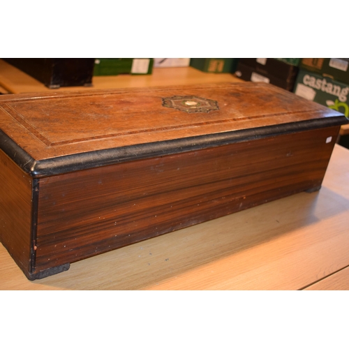 23 - 19th century cylinder musical box, retailed by Wales and McCulloch 'Importers of Highest Class Music... 