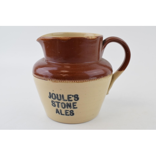 41 - 'Joule's Stone Ales' advertising brewery stoneware jug, Trademark cross to front with 'Stone Ales' t... 