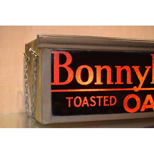 50 - Early 20th century adverting light box for shop window display. 'BONNYBOY TOASTED OATS'. Original ch... 