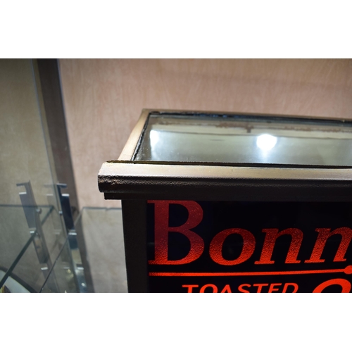 50 - Early 20th century adverting light box for shop window display. 'BONNYBOY TOASTED OATS'. Original ch... 