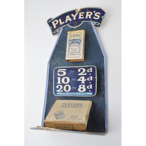 62 - A collection of early 20th century advertising point of sale signs in cardboard and tin to include t... 