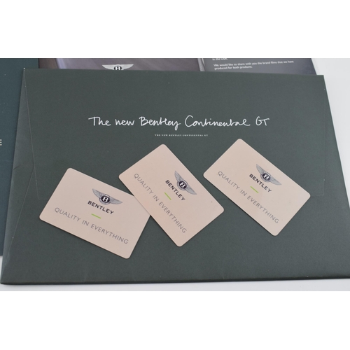 89 - A collection of vintage Bentley Motors ephemera to include booklets, brochures and DVD on the models... 