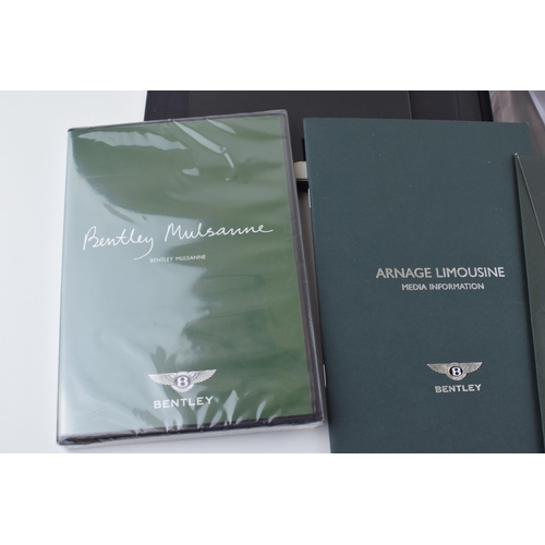 89 - A collection of vintage Bentley Motors ephemera to include booklets, brochures and DVD on the models... 