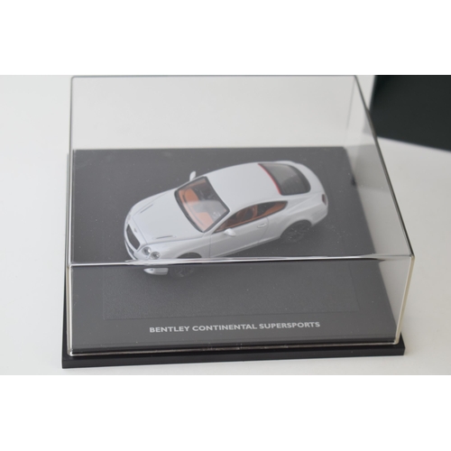 91 - Bentley Continental Supersports die cast model in metal 1:43 scale. Minichamps Germany. In original ... 