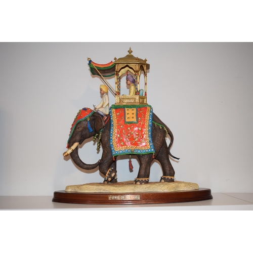 171 - Border Fine Arts 'Jewel of the East' (Ceremonial Indian Elephant), model No. L152 by Richard Roberts... 