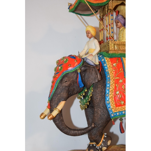 171 - Border Fine Arts 'Jewel of the East' (Ceremonial Indian Elephant), model No. L152 by Richard Roberts... 