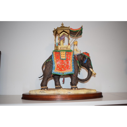 171 - Border Fine Arts 'Jewel of the East' (Ceremonial Indian Elephant), model No. L152 by Richard Roberts... 