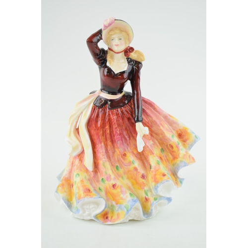 188 - Royal Doulton figurine Alice HN4003, in unusual colourway, possibly a trial piece, with printed back... 