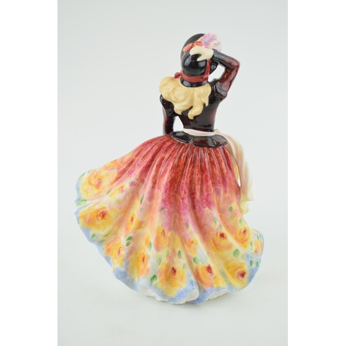 188 - Royal Doulton figurine Alice HN4003, in unusual colourway, possibly a trial piece, with printed back... 