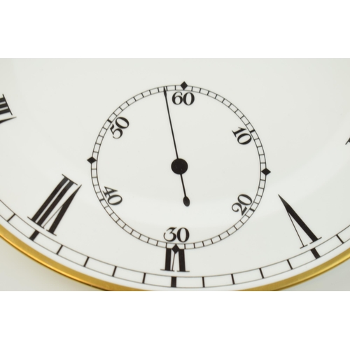 3 - Wedgwood Ralph Lauren Clock Plate with gilt rim. Diameter 31cm.