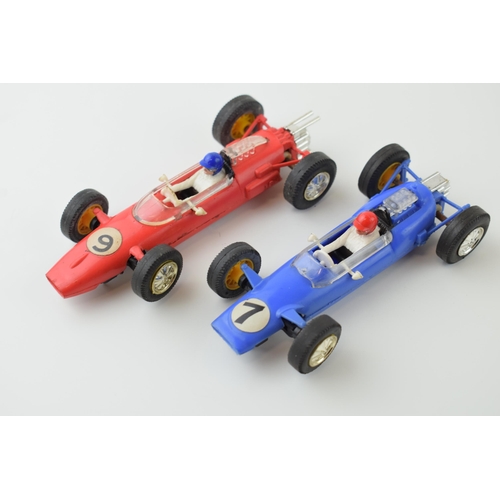 33 - Vintage Tri-ang Scalextric toy model cars 'Cooper C.81' together with  'Lotus C.82'.