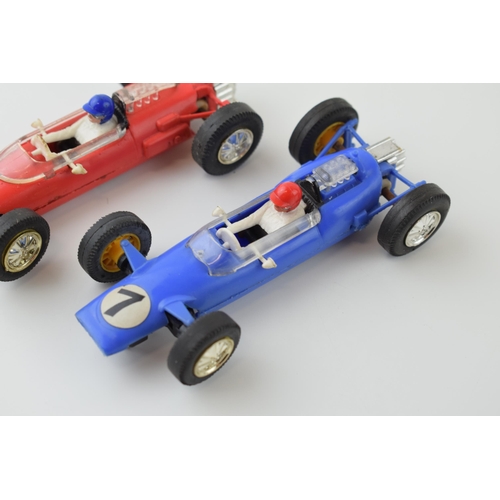 33 - Vintage Tri-ang Scalextric toy model cars 'Cooper C.81' together with  'Lotus C.82'.