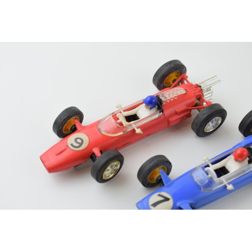 33 - Vintage Tri-ang Scalextric toy model cars 'Cooper C.81' together with  'Lotus C.82'.