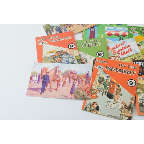 41 - A collection of vintage I-Spy books together with Zooalogical Gardens postcards and similar ephemera... 