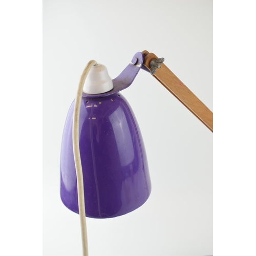 62 - Mac Lamp Terence Conran for Habitat - Purple colour way Mac Lamp - A retro 1960s adjustable Anglepoi... 