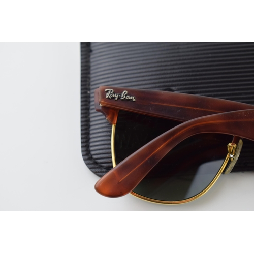 70 - A pair of Ray-Ban U.S.A Wayfarer Max Vintage Sunglasses B&L Lenses (Baush and Lomb). Together with o... 