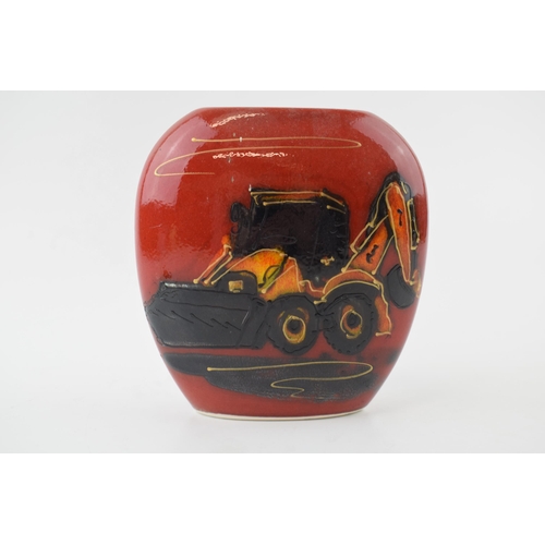 223 - Anita Harris Art Pottery limited edition vase of a Digger: produced in an exclusive edition of 25 fo... 