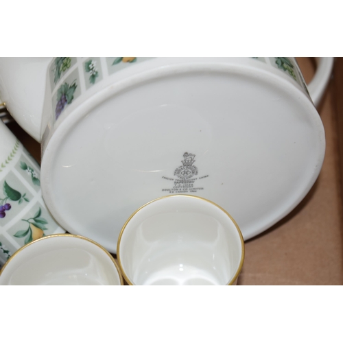 106 - Royal Doulton 'Tapestry' coffee service in a 'mid century modern' design style to include coffee pot... 