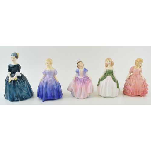 108 - Royal Doulton Figures 'Penny' H.N. 2238, 'Cherrie' H.N. 2341, 'Marie' H.N. 1370, 'Dinky Do' RdNo 600... 