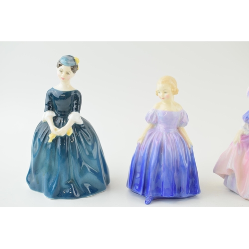 108 - Royal Doulton Figures 'Penny' H.N. 2238, 'Cherrie' H.N. 2341, 'Marie' H.N. 1370, 'Dinky Do' RdNo 600... 