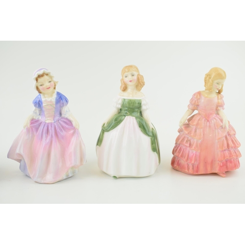 108 - Royal Doulton Figures 'Penny' H.N. 2238, 'Cherrie' H.N. 2341, 'Marie' H.N. 1370, 'Dinky Do' RdNo 600... 