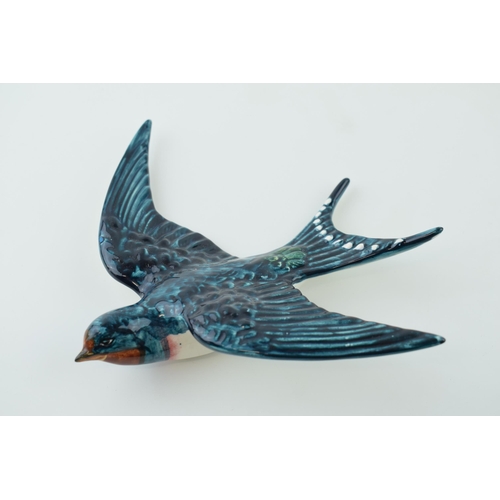 11 - Beswick flying swallow wall plaque 757-1.