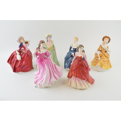 111 - Royal Doulton Figures 'Sandra' H.N. 2275, 'Autumn Breezes'  H.N. 1934, 'Special Occasion' H.N. 4100,... 