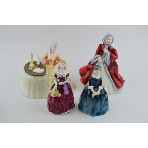 127 - Royal Doulton figures 'Mediation' H.N. 2330, 'Rachel H.N. 2936 and 'Cherie' H.N. 2341 together with ... 