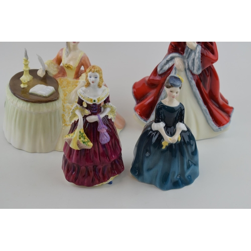 127 - Royal Doulton figures 'Mediation' H.N. 2330, 'Rachel H.N. 2936 and 'Cherie' H.N. 2341 together with ... 