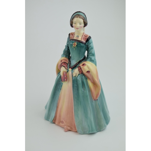 129 - Royal Doulton figure Janice HN2022 in colourway.