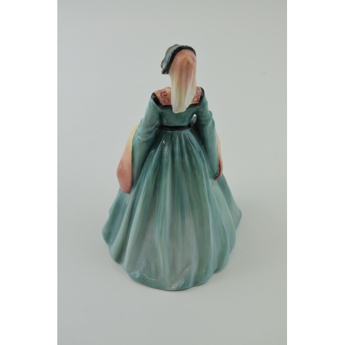 129 - Royal Doulton figure Janice HN2022 in colourway.