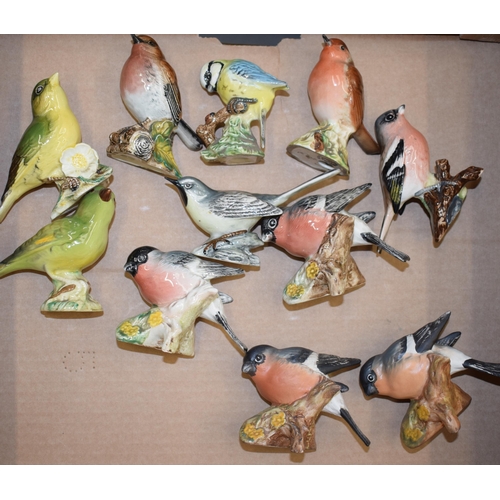 13 - A collection of Beswick birds to include a blue tit, bullfinches, a greenfinch and others (11).