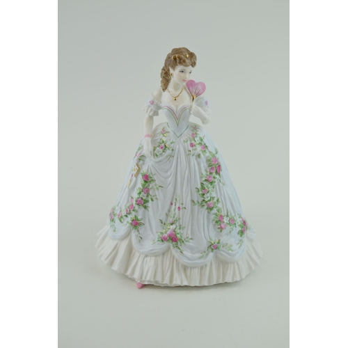 135 - Royal Worcester Compton and Woodhouse limited edition figurine 'Queen of Hearts.