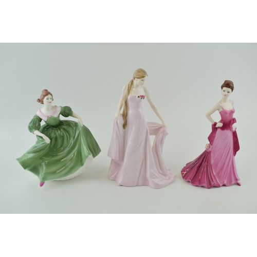 136 - Coalport figurines / lady figures to include Elizabeth, Sally Anne and limited edition Fair Isabelle... 