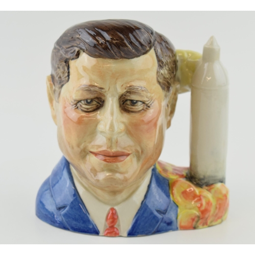 31 - Kevin Francis / Peggy Davies character jug of John F Kennedy / JFK, unmarked.