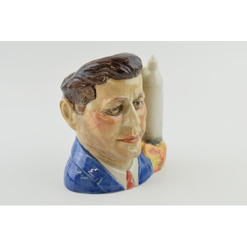 31 - Kevin Francis / Peggy Davies character jug of John F Kennedy / JFK, unmarked.