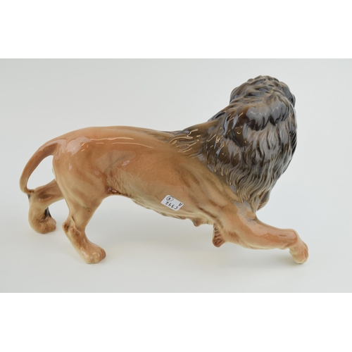 7 - Beswick Male Lion. Height 17cm.