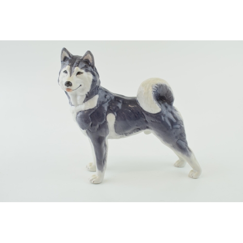 85 - Royal Copenhagen Husky 038, 16cm long.