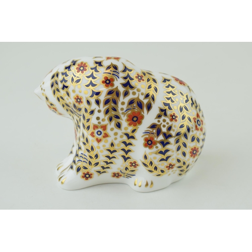 247 - Royal Crown Derby Russian Bear paperweight, 8cm, modelled by Robert Jefferson and decoration designe... 