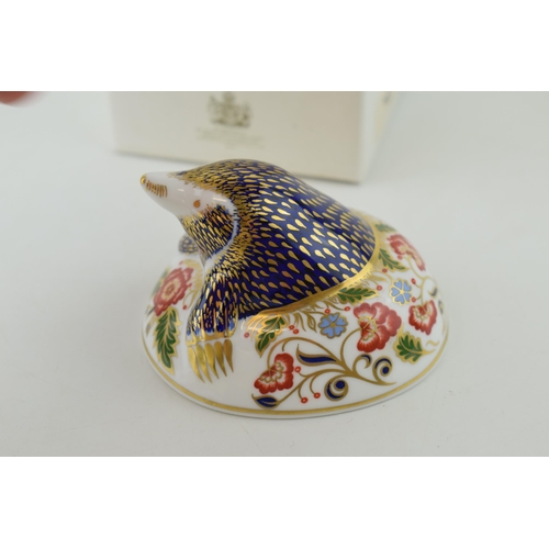 283 - Royal Crown Derby paperweight, Mole, an exclusive for the Royal Crown Derby Collector's Guild 1994, ... 