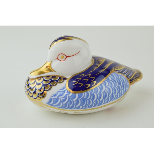 313 - Royal Crown Derby paperweight, Duck, date code for 1993 (LVI), one of the original six paperweights ... 