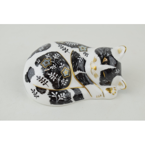 321 - Royal Crown Derby Paperweight, Misty Kitten, an exclusive for the Royal Crown Derby Collectors Guild... 